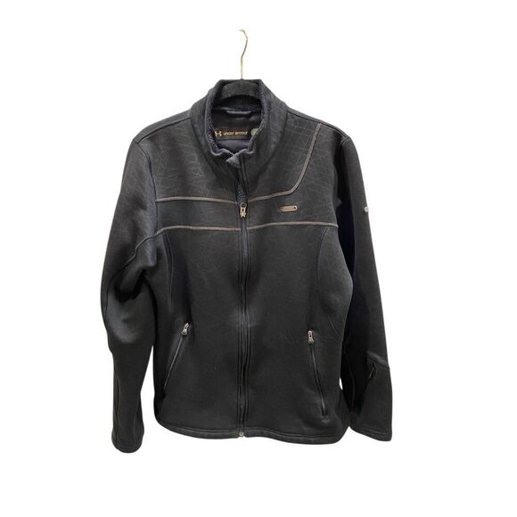 Under Armour, women’s fleece lined, zip up jacket, size large - Picture 1 of 5